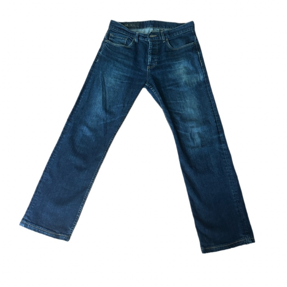 🍒Armani Exchange Relaxed 32 Regular Blue Jeans